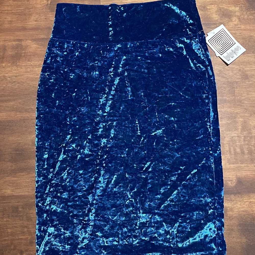 Blue Velvet Women's Skirt